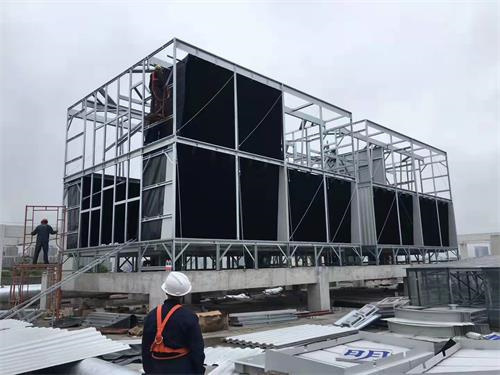 橫流式冷卻塔外接管應(yīng)注意什么？(橫流式冷卻塔管道連接)