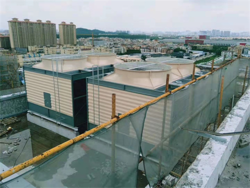 玻璃鋼冷卻塔破裂防護小常,方形逆流玻璃鋼冷卻塔