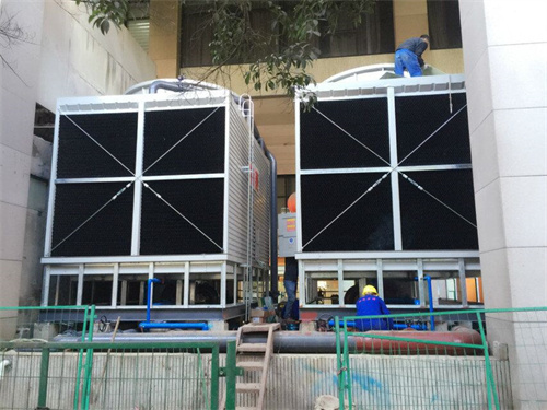 開式冷卻塔點滴式填料的制作過程(開式逆流冷卻塔)