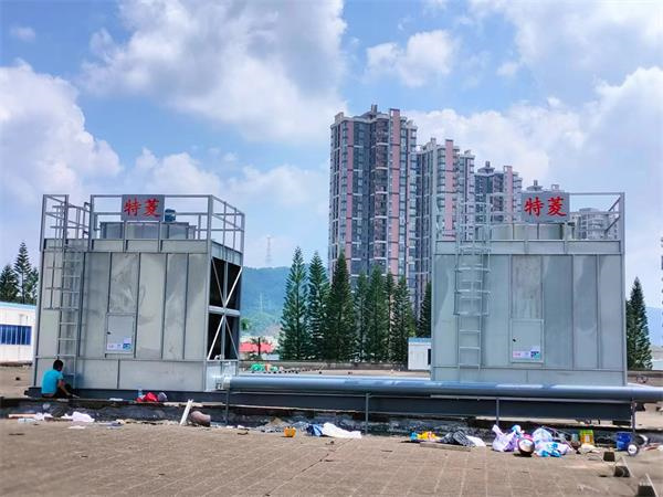 閉式冷卻塔的冷卻盤管的防凍問題(中頻電源冷卻用閉式冷卻塔)